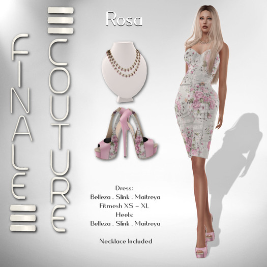 Finale Couture Rosa - Pink Floral2(Boxed)