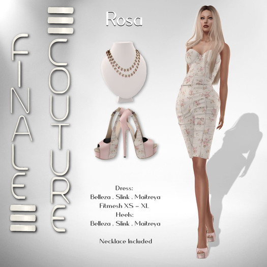 Finale Couture Rosa - Pink Floral1(Boxed)