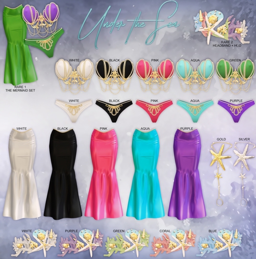 - Safira - The Mermaid Headband - RARE