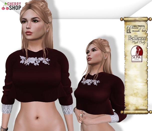 (CHERRY) sweater RED