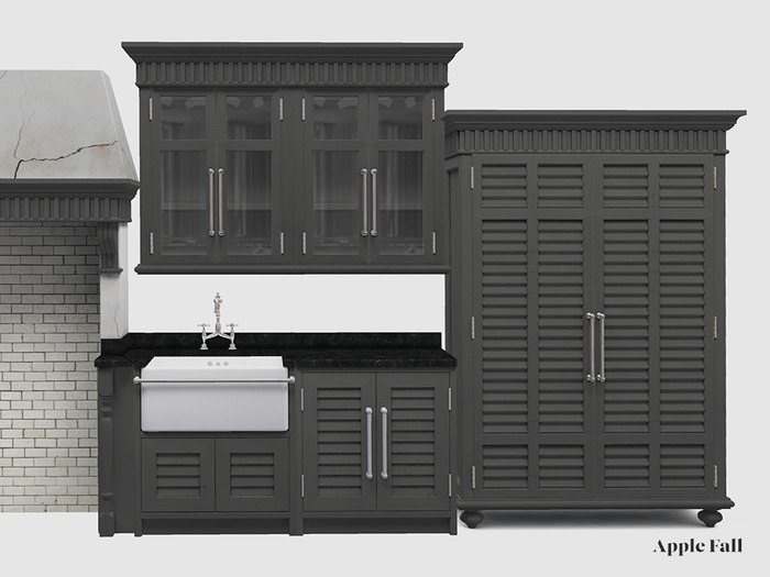Apple Fall Plantation Kitchen Set - Pea Soup (Box)