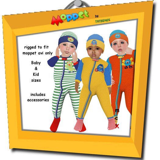 Moppet Monster Jammies Set