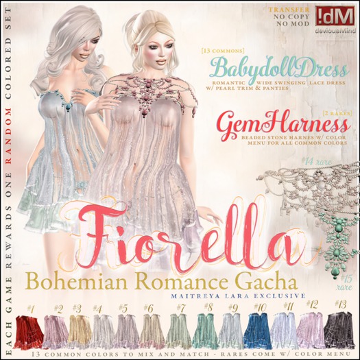 !dM Fiorella **PLAIN ADORATION** (BOX #15 LARA) RARE