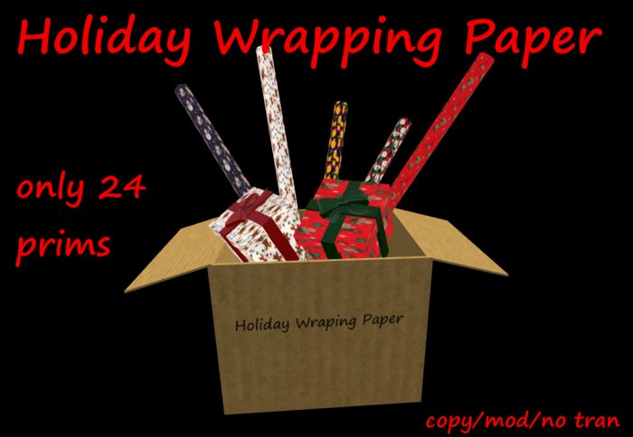 Gift Wrapping Paper Decor
