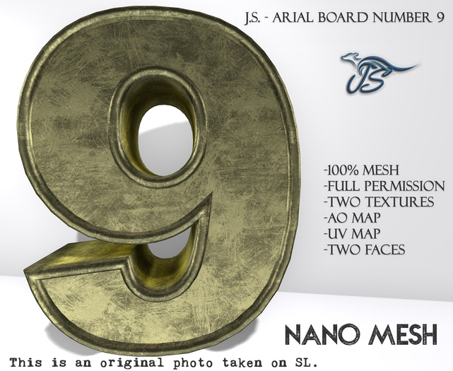 J.S. - ARIAL BOARD NUMBER 9 - NANO MESH