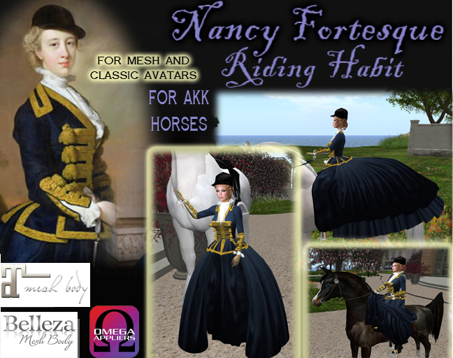 Nancy Fortesque Riding Habit - Mesh/Classic Avis