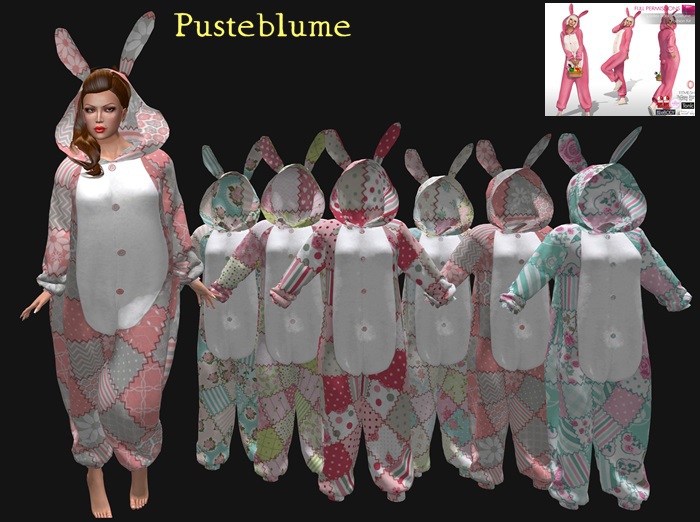 [Pusteblume] Texture for MI962264 Ladies Rabbit Costume Set 1