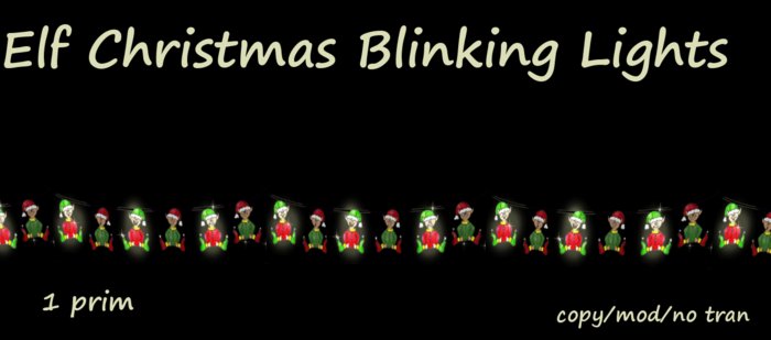 elf Christmas lights