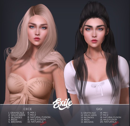 Exile:: Gigi:: 20. Naturals RARE