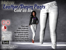 trinixxx Denim/Leather/PVC Pants  Cold as Ice