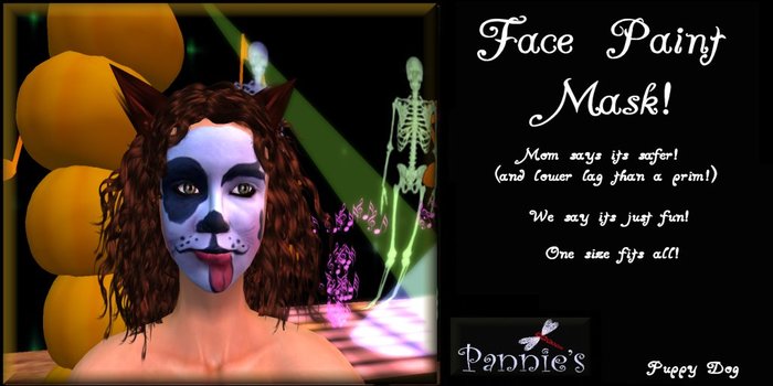 Puppy Dog Facepaint Mask