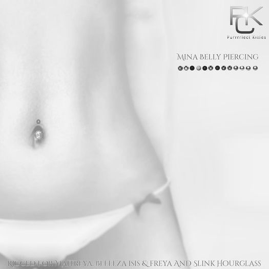 *PKC* Mina Belly Button Piercing DEMO