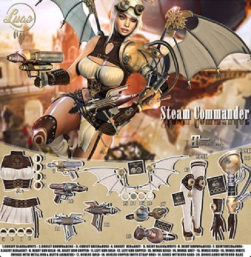 Luas Steam Commander Right Gun Copper