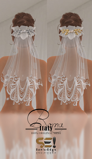 Son!a-Edge Roma Mesh Dress Veil white