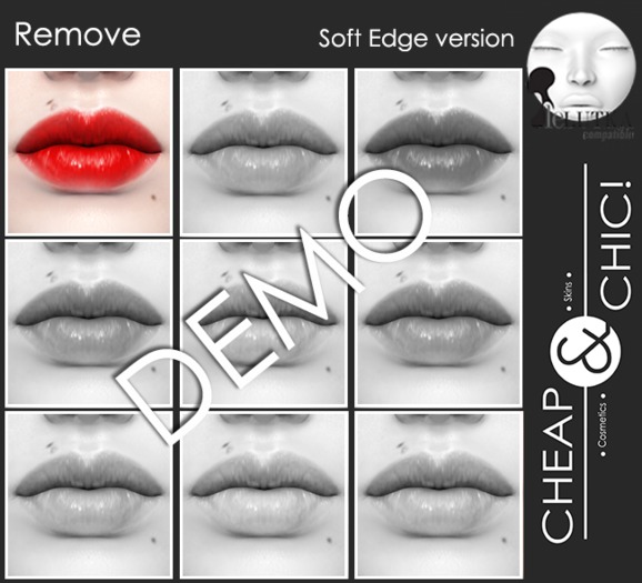 DEMO Cheap & Chic! Sweet Lipstick [soft edge] - Lelutka