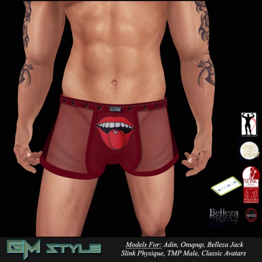 GM Style-Underpants Seductive *Transparency* Boxer #02{WEAR ME}