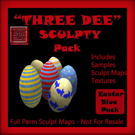 TD Blue Design Egg Maps & Textures