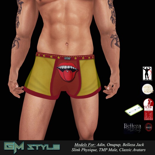 GM Style-Underpants Seductive *Transparency* Boxer #05{WEAR ME}