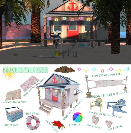 Ant Hill Beach Day Gacha (FullSet)