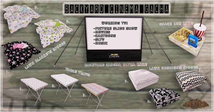 Ant Hill Backyard Cinema Gacha [FullSet]