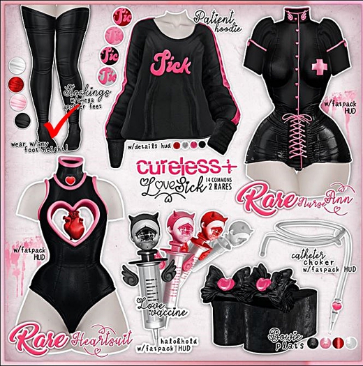 CURELESS [+] LoveSick / MAITREYA / Stockings / RED