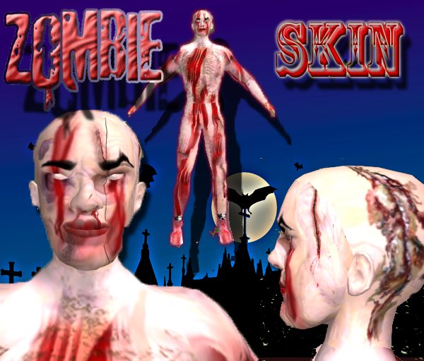 Halloween Horror zombie skin