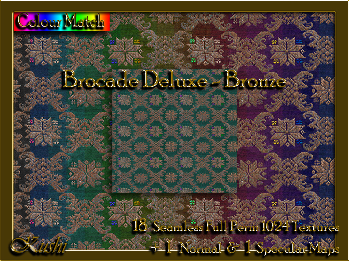Brocade Deluxe Bronze Textures