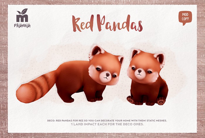 MishMish - Red Panda - Deco [Boxed](attach)
