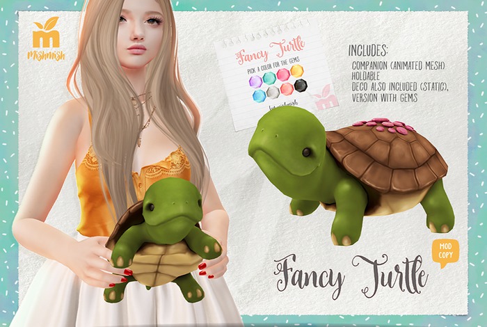 MishMish - Fancy Turtle (Gems On Shell)