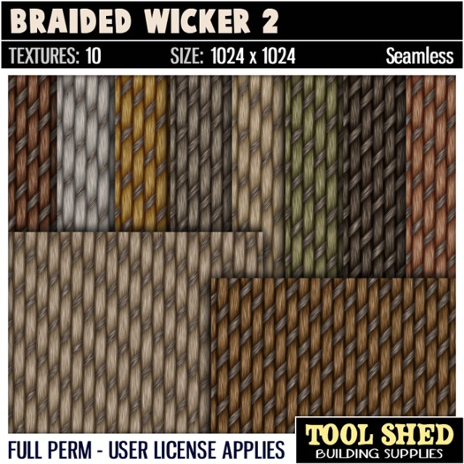 Tool Shed - Braided Wicker 2
