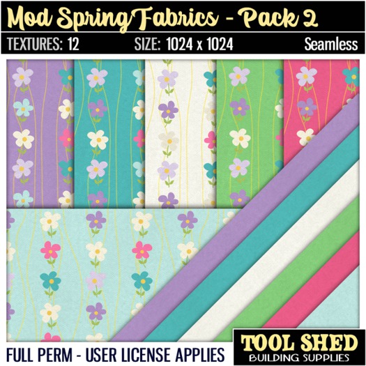 Tool Shed - Mod Spring Fabrics - Pack 2