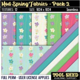 Tool Shed - Mod Spring Fabrics - Pack 2