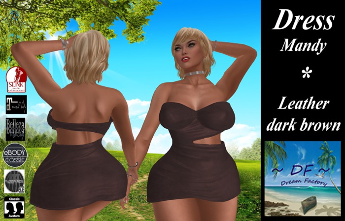 ~DF~Dress Mandy dark brown