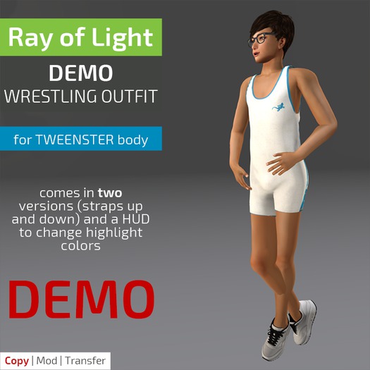 (RL) Wrestling Outfit - demo