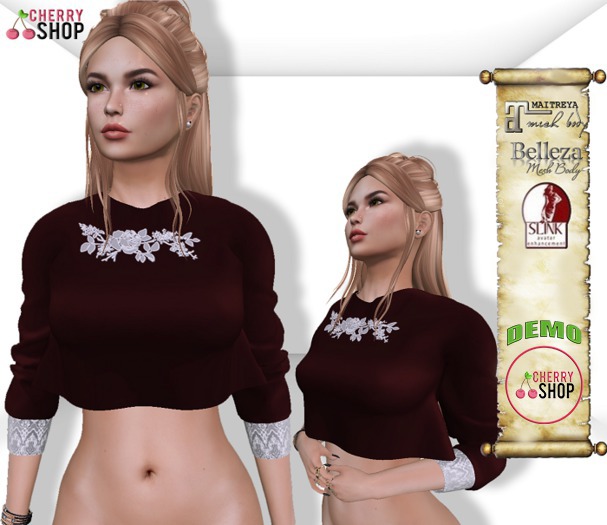 (CHERRY) sweater  DEMO