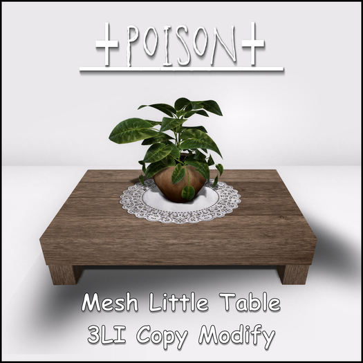 +Poison+ Little Table -FAT PACK-