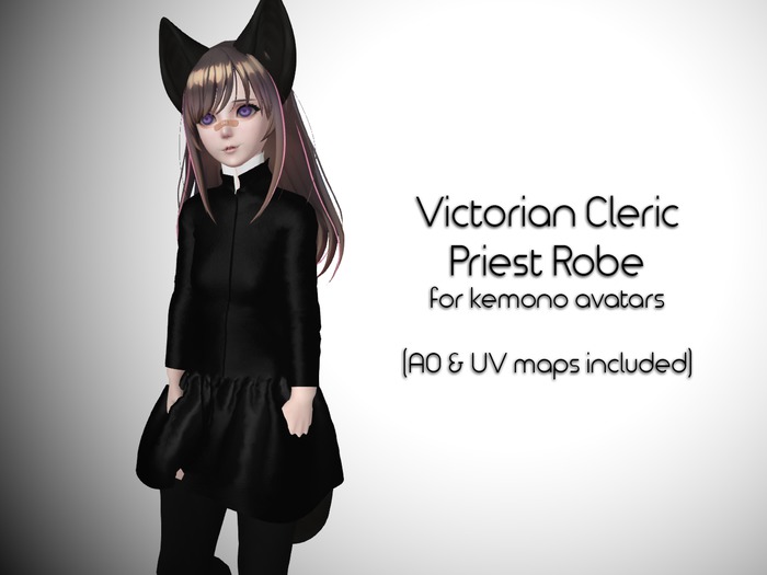 Kemono Victorian Cleric Priest Robe