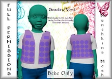 {M} [Full Perm Mesh] Scouting Vest [Bebe]
