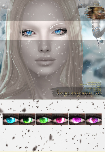 -Elemental- 'Swirl' Animated Eyes - Fantasy *AddMe