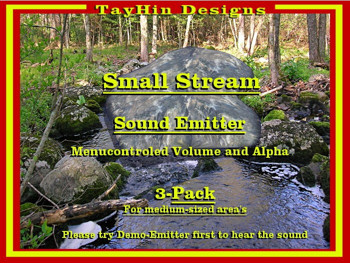 SmallWaterStream SoundEmitter 3Pack
