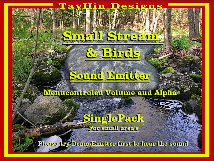 Waterstream/Birds SoundEmitter SinglePack