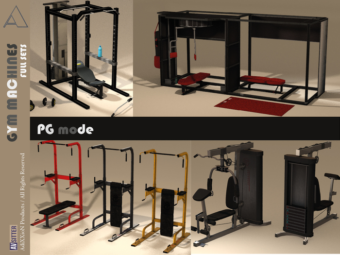 AdiXXioN Gym Machines Full Set
