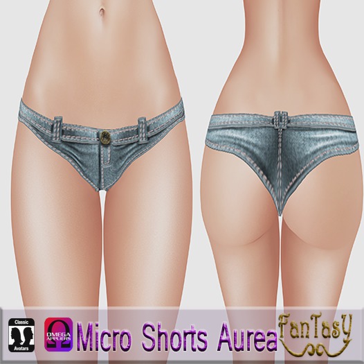 !FANTASY: Micro Shorts Aurea Light Blue Promo