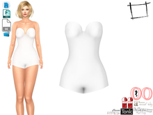 Dae Obj FBX Women's Strapless Jumpsuit Slink, Maitreya,Belleza, Tonic,Voluptuous