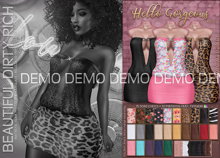 *B.D.R.* Hello Gorgeous -Dress- DEMO