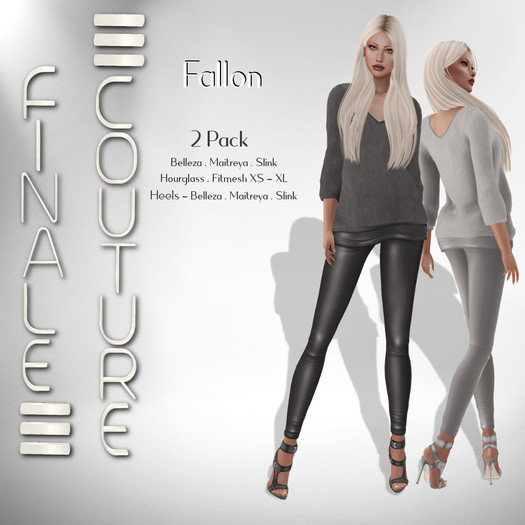 Finale Couture Fallon - Grey & Smoke(Boxed)