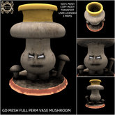 GD MESH FULL PERM VASE MUSHROOM