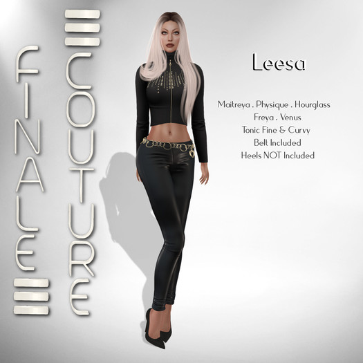 Finale Couture Leesa - Black(Boxed)