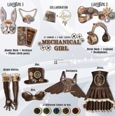 Luas & BJK Mechanical Girl Dress Red