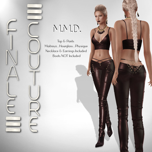 Finale Couture M.M.D. - Burgandy(Boxed)